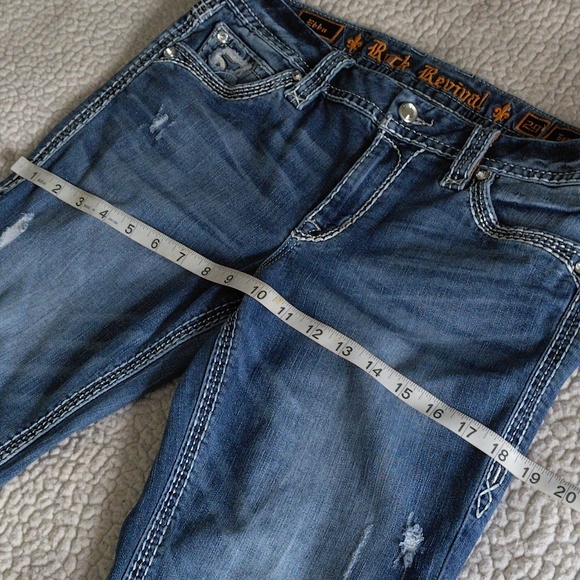 Rock Revival Size 29 Ebba Easy Crop Jeans - Picture 10 of 16